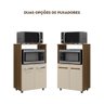 Balcão Forno e Microondas 2 Portas Branco Brilhante Savanna Off White - 3