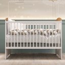 Ver imagem 4 de Berço Americano 3 em 1 Mini Cama Mini Sofá MDF 76x100cm Eloá