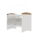 Ver imagem 2 de Berço Americano 3 em 1 Mini Cama Mini Sofá MDF 76x100cm Eloá