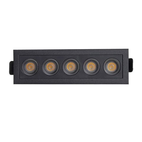 Spot de Embutir Powerus Picco 38° 10w 3000k Irc90 Preto