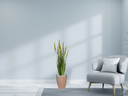 Ver imagem 2 de Planta Árvore Artificial Grass com Grão 90 cm Kit + Vaso E. Bege 30 cm