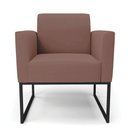 Ver imagem 5 de Kit 2 Poltronas Base Industrial Preto Marisa Veludo D03 - D’Rossi