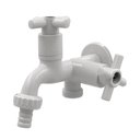 Ver imagem 1 de Torneira Tanque/maquina 2 Saídas Abs Branco Slim 1/4 V