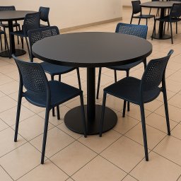 Mesa de Refeitório Redonda Pisa 80 Cm - 2