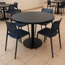 Ver imagem 2 de Mesa de Refeitório Redonda Pisa 80 Cm