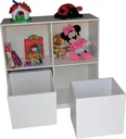 Ver imagem 1 de Estante nicho organizador de brinquedos em MDF Branco