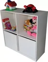 Ver imagem 2 de Estante nicho organizador de brinquedos em MDF Branco