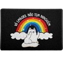 Ver imagem 1 de Capacho Gatinho Vá Embora Não tem Ninguém 60x40cm BEEK