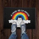 Ver imagem 2 de Capacho Gatinho Vá Embora Não tem Ninguém 60x40cm BEEK