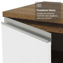 Ver imagem 7 de Balcão de Cozinha 50cm 1 Porta (sem Tampo) Rustic/branco Glamy Madesa
