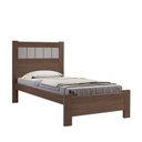 Ver imagem 2 de Cama Solteiro Premium Plus 100% MDF Castanho Off White