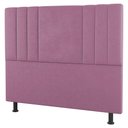 Ver imagem 1 de Cabeceira Cama Box Casal Queen Size Grace 160cm Suede Rosa - Desk Design
