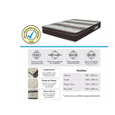 Ver imagem 2 de Colchão Casal SEMIK Mola Pocket - Molas ensacadas - 138×188×26