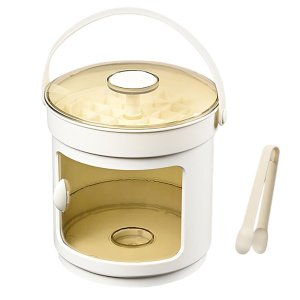 Balde Forma de Gelo Reservatorio Pegador Tampa Dispenser Recipiente Armazenamento Evento Reunicao Ca