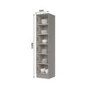 Ver imagem 3 de Cozinha Modulada Henn Americana 1 Porta 50cm Cinza Henn