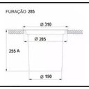 Ver imagem 3 de Lixeira Pia Cozinha Embutir Granito em Inox Não Enferruja 8l