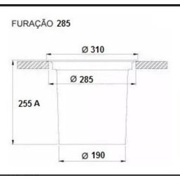 Lixeira Pia Cozinha Embutir Granito em Inox Não Enferruja 8l - 3
