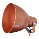 Ver imagem 3 de Luminária de Chão com Cúpula Articulada Gira 360 Graus para Cima e para Baixo - Cobre