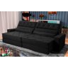 Sofá Retrátil Reclinável 230cm Albany Suede Velut com Molas Ensacadas - King House - 2
