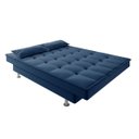 Ver imagem 4 de Sofá Cama Andradas Suede Azul - Mamflex