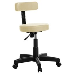 Cadeira Mocho Giratória Rce Bege - 1 Cadeira Mocho Giratória Rce Bege - 1