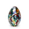 Peso Oval Hippie Mesclado Murano Cristais Cadoro - 1