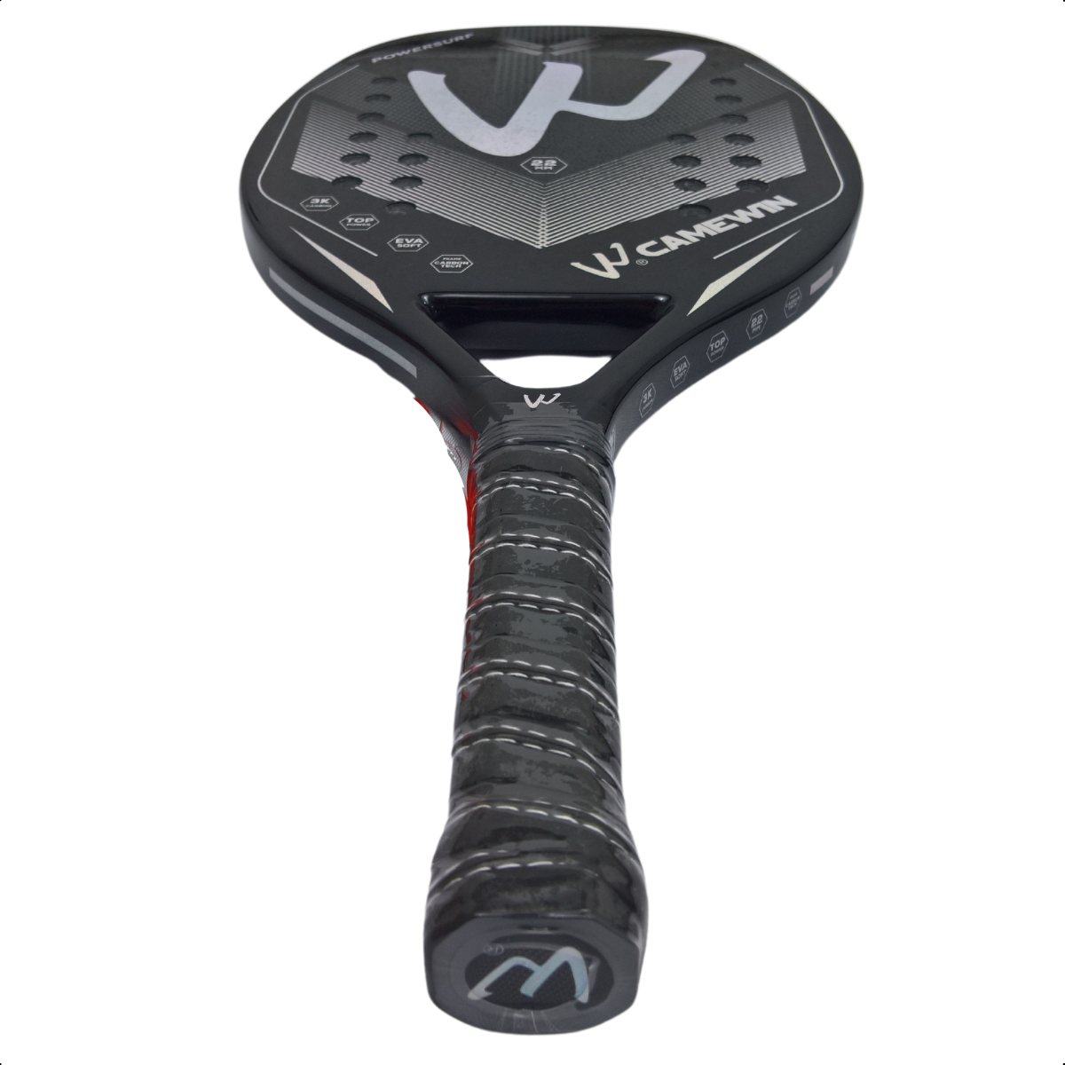 Raquete Beach Tennis Camewin Powersurf 3k Carbon + Brindes - 7