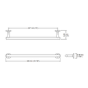 Ver imagem 5 de Porta Toalha 457mm Purist Kohler Cromado 14435BR-Cp