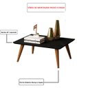 Ver imagem 4 de Mesa de Centro Retangular Dubai Preto