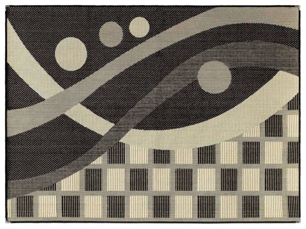 Tapete Sisllê Preto 1,00 x 1,50M S-343 - Lancer - 2