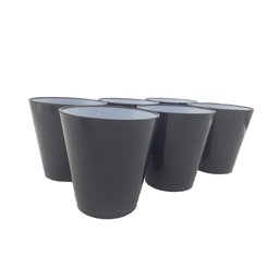 10 Copos Bicolores Cozinha Suco Conjunto de Copos Verde com Branco Dehaus Preto - 2