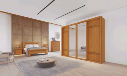 Guarda Roupa Casal com Espelho 6 Gavetas - Palladio Ruby - Móveis Bettio - 1