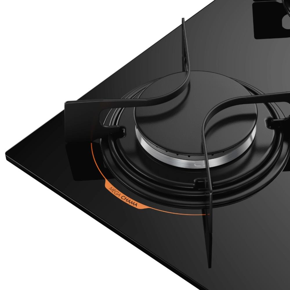 Fogão 4 Bocas Embutir Cooktop Mega Chama Elétrico Atlas - 6