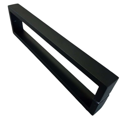 Puxador Porta de Madeira ou Vidro 3cm x 1,5cm Inox 304 - Preto Text. Loja da Indústria 615mm x 600mm