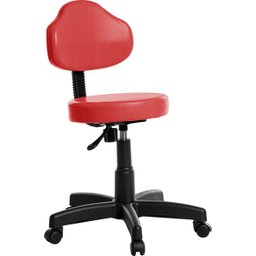 Cadeira Mocho Estética Odontologia Plus Rce Vermelho - 1