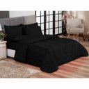Ver imagem 1 de Edredom Queen Preto Aconchego Dupla Face 2,4 x 2,1 Metros Casa Dona