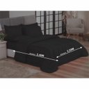 Ver imagem 4 de Edredom Queen Preto Aconchego Dupla Face 2,4 x 2,1 Metros Casa Dona