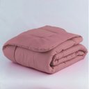 Ver imagem 3 de Edredom Queen Rosé + Jogo de Lençol 06 peças Aconchego Dupla Face Casa Dona