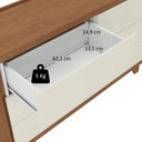 Ver imagem 5 de Cômoda 6 Gavetas 100% Mdf Premium com Corrediças Telescópicas e Pés Elevados Mabel