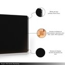 Ver imagem 3 de Cabeceira Design para Cama Queen Bezos Pés em Madeira Veludo Preto G91 - Gran Belo