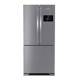Geladeira Brastemp Frost Free Side Inverse 3 Portas 554 Litros Cor Inox Bro85ak - 127v - 1