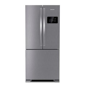 Geladeira Brastemp Frost Free Side Inverse 3 Portas 554 Litros Cor Inox Bro85ak - 127v