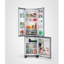 Ver imagem 4 de Geladeira Brastemp Frost Free Side Inverse 3 Portas 554 Litros Cor Inox Bro85ak - 127v