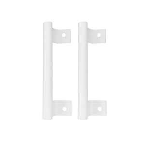 Puxador 20cm Duplo Porta Janela Alumínio Branco 20x13cm Branco