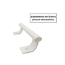 Puxador 20cm Duplo Porta Janela Alumínio Branco 20x13cm Branco - 2
