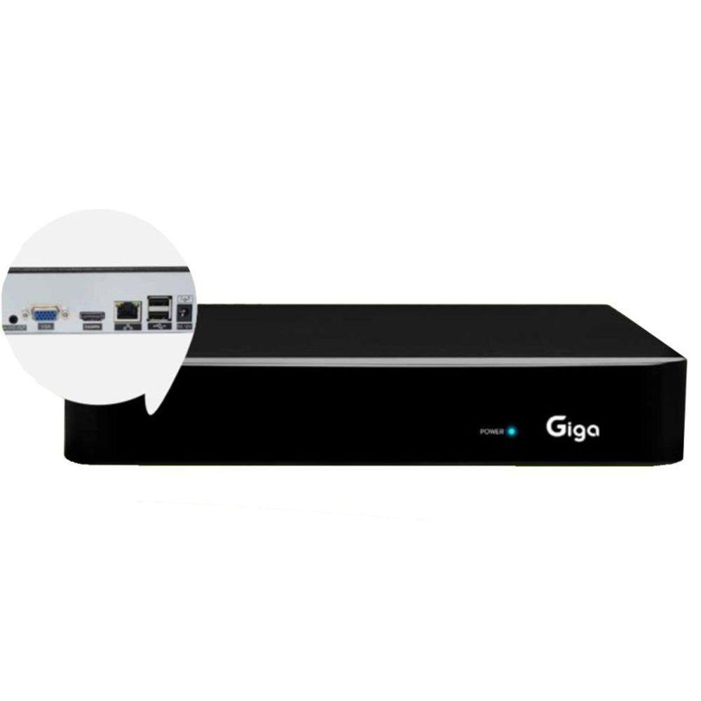 Cftv Nvr Giga Security 8 Canais Ip 5 Mp Gs0381 sem Poe - 2