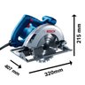 Serra Circular Gks 20-65 2000w 220v Bosch - 4