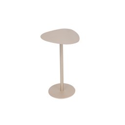 Mesa Lateral Wing Baixa Organica 39x34cm Decoração Moderna:champagne - 1