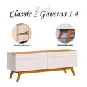 Ver imagem 4 de Rack Bancada Classic 2 Gavetas 1.4 Off White Nature - Imcal