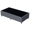 Ver imagem 1 de Base para Cama Box Solteiro 88x188cm Hit I02 Suede Cinza - Mpozenato